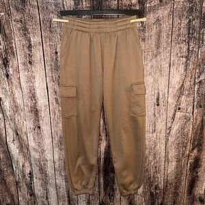 Tan jogger sweatpants